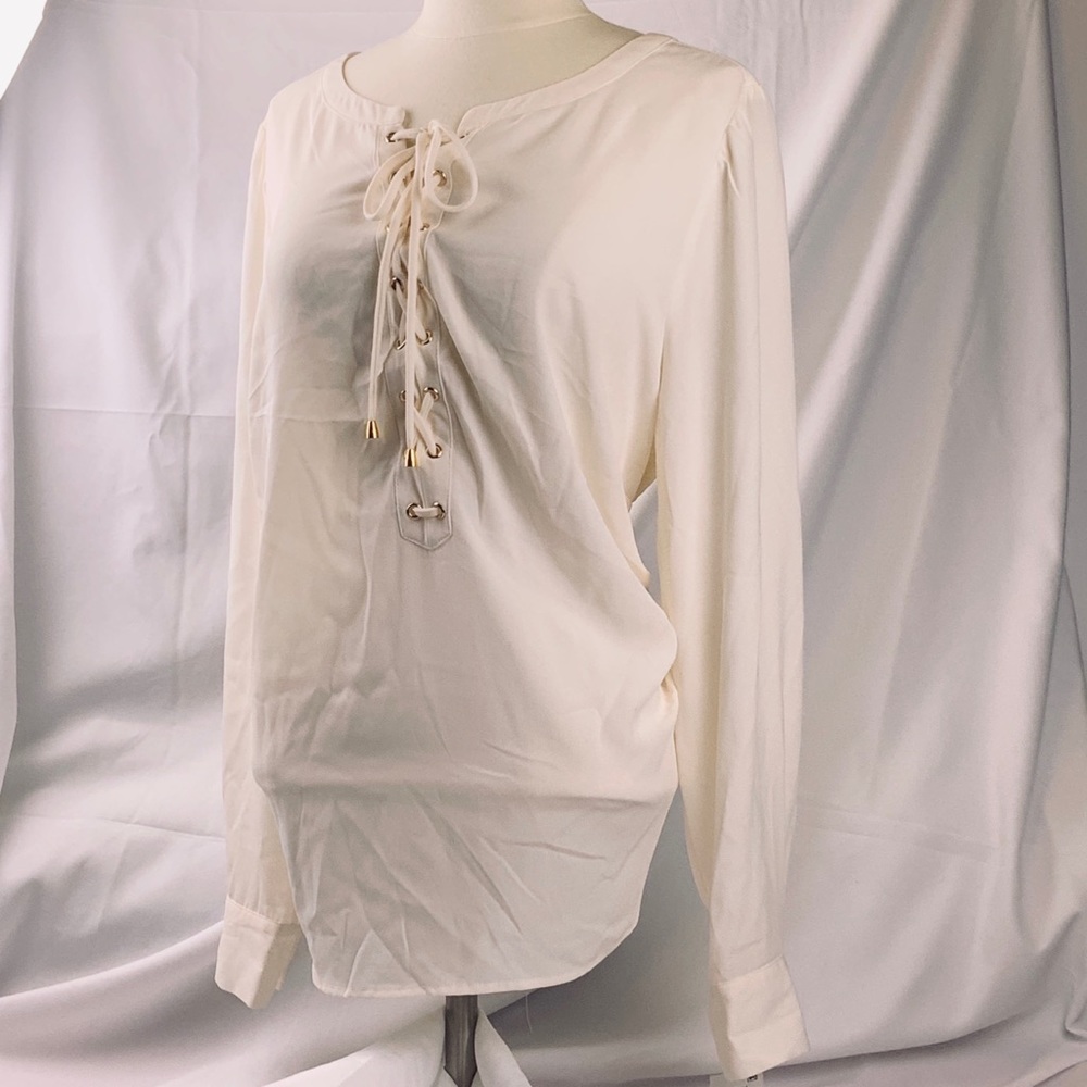 “The Gem” - WINDSOR WHITE Blouse